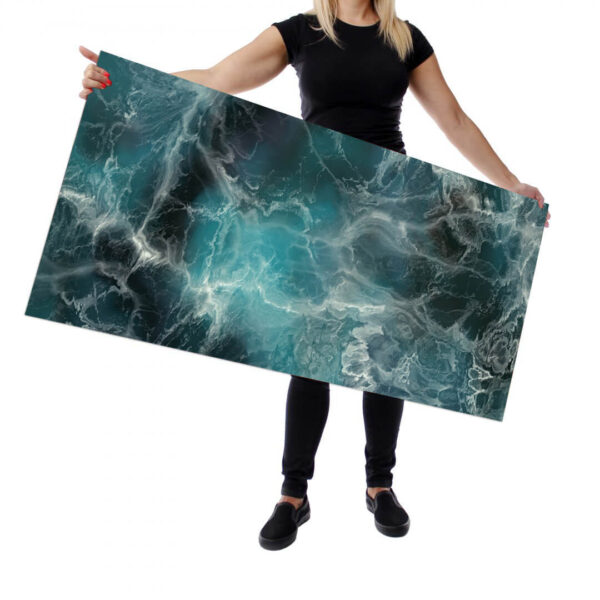 Wallplex konyhai falpanel Kék Ásvány