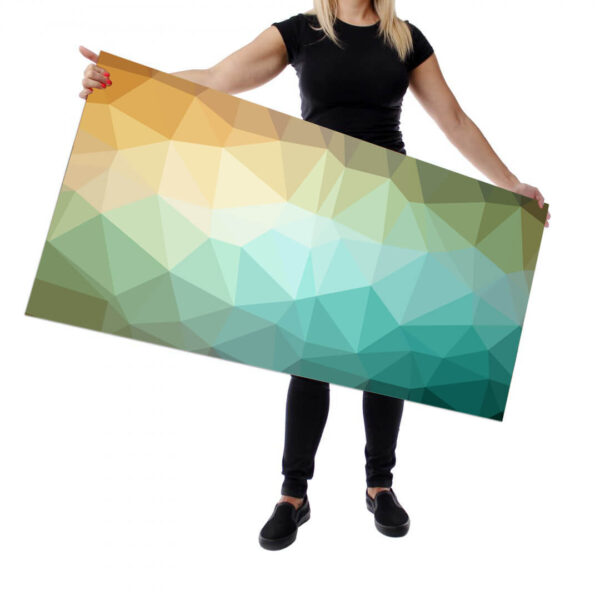 Wallplex konyhai falpanel Polygonal