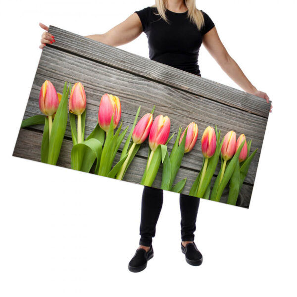 Wallplex konyhai falpanel Tulipánok